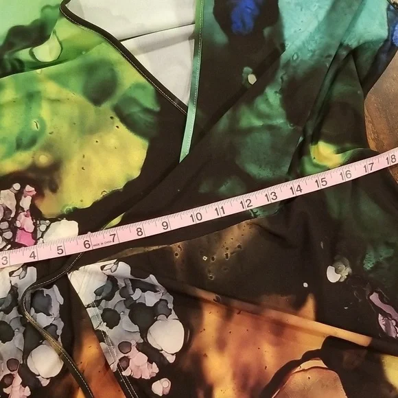 Rare wrap dress, size XLarge,Le Galeriste,NWT wearable art. - Picture 7 of 8